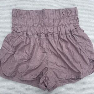 FP Movement by Free People High Waist Mauve Shorts